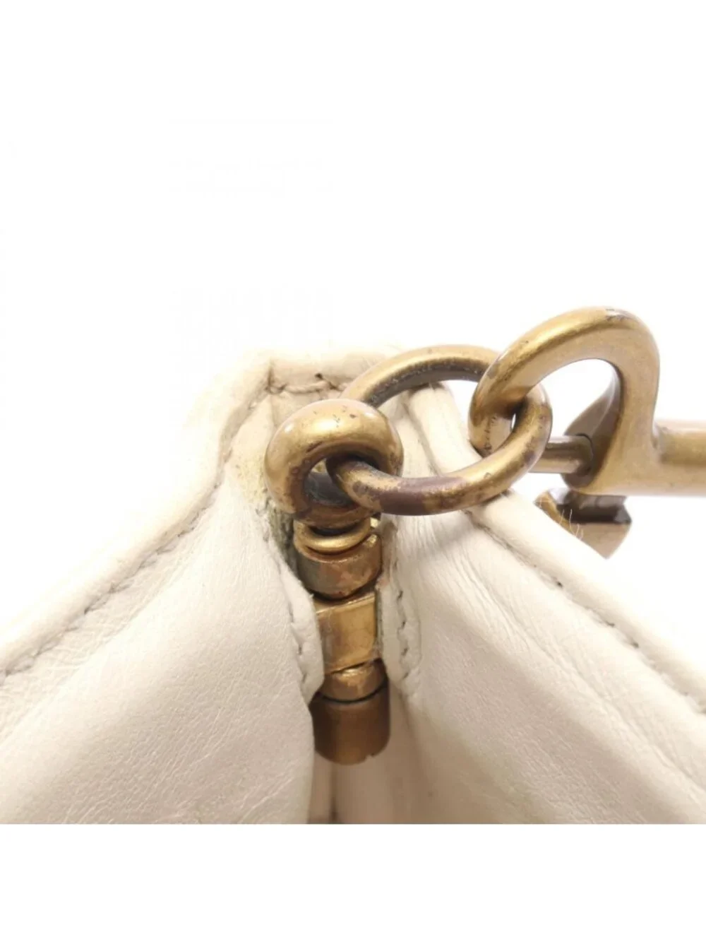 Bottega Veneta Shoulder Bag Intrecciato White Leather